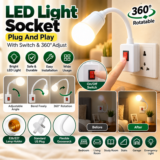 Flexible LED Bulb Holder