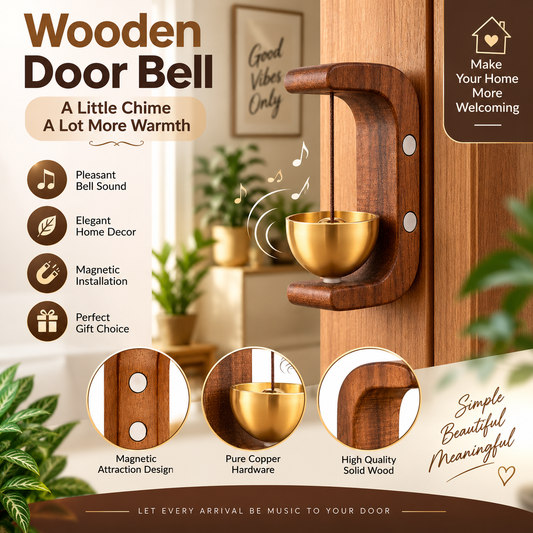 Premium Wooden Magnetic Door Bell