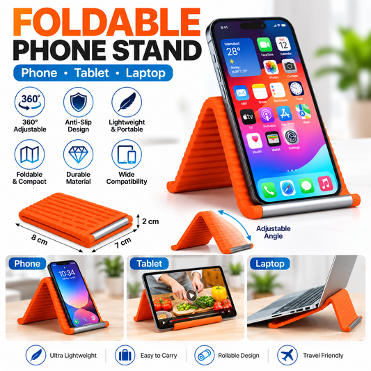 Portable Foldable Silicone Phone Stand