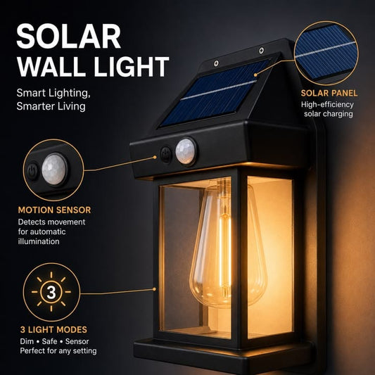 BK-888 Solar Motion Sensor Wall Lamp
