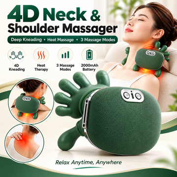 4D Shiatsu Neck & Shoulder Massager – FH-680