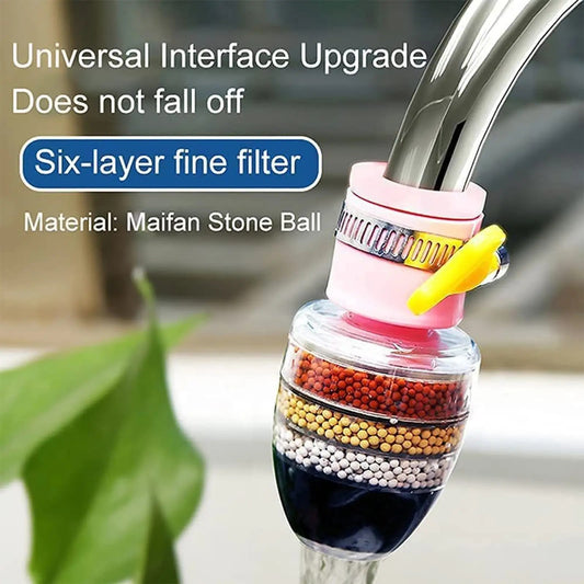 6-Layer Tap Water Purifier for Kitchen